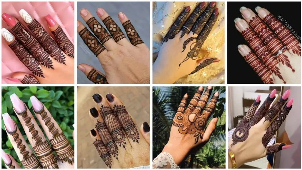 Best Finger Mehndi Design easy and Simple mehndi design in 2025