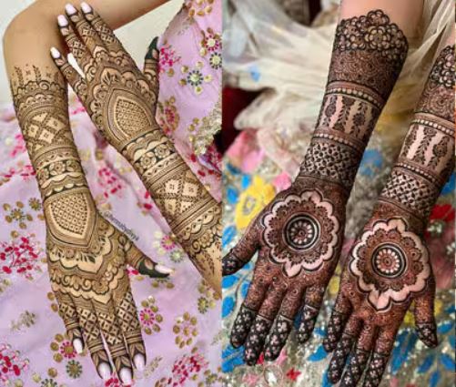 front hand simple mehndi design tikki easy and beautiful