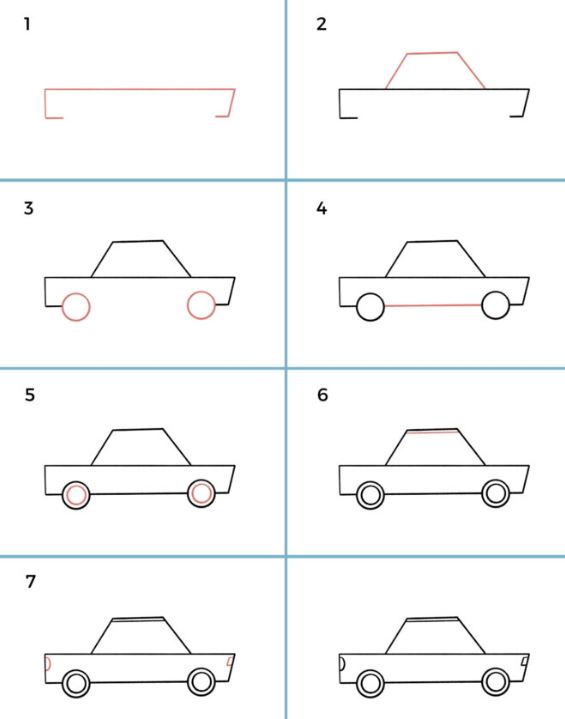 Top 10 simple Drawing Ideas for Kids with pencil