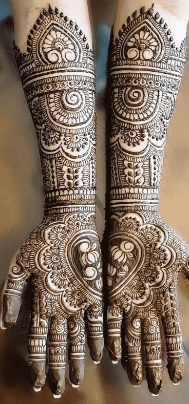 Arabic front hand simple mehndi wedding mehndi design 2025.