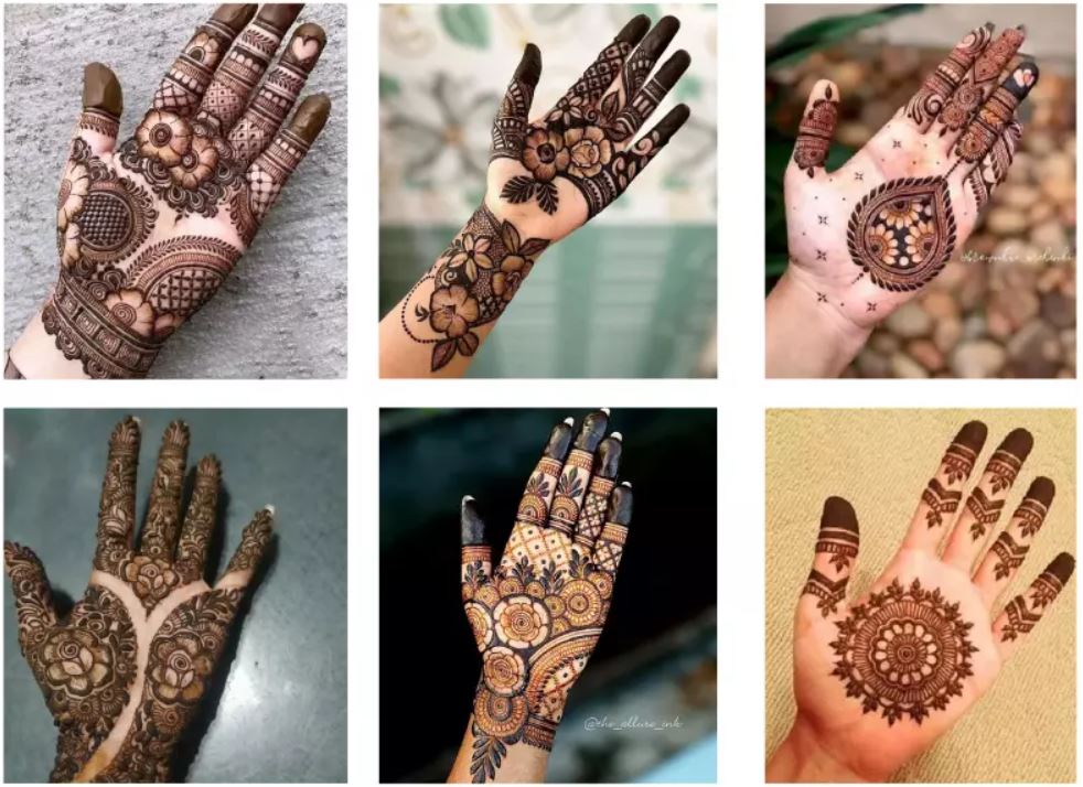 front hand simple mehndi design tikki easy and beautiful