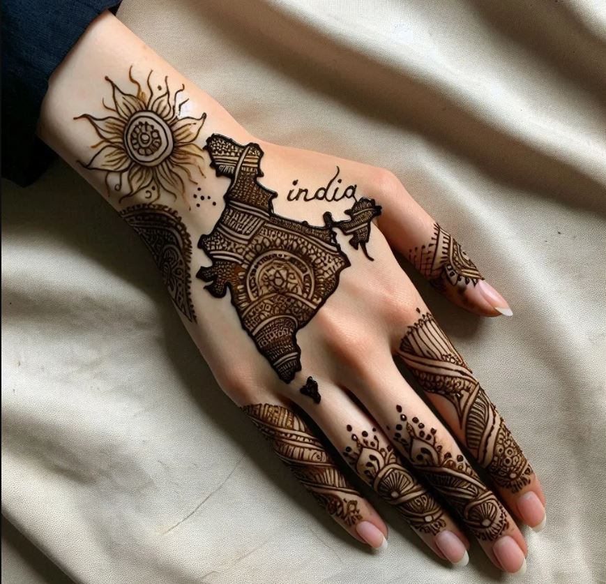 New Mehndi Designs to Celebrate Independence (15 August 2025)
